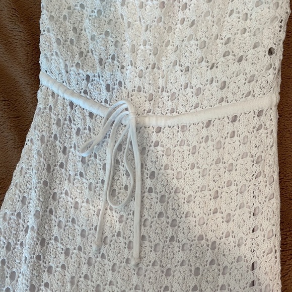 Lilly Pulitzer White Crochet Strapless Dress - Picture 4 of 6